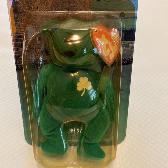 Ty Teenie Beanie Baby Erin the Bear in Original Unopened Packaging with Tag - Picture 2 of 4